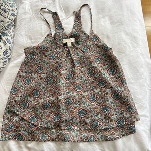 Patterned tank top
